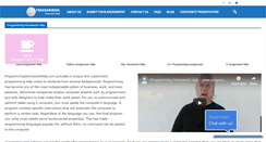 Desktop Screenshot of programminghomeworkhelp.com